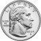 25 Cents 2024, United States of America (USA), American Women Quarters Program, Zitkala-Ša