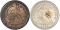 5 Cents 1838-1853, KM# 62, United States of America (USA), 1840: No Drapery (left), With Drapery (right)