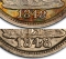 5 Cents 1838-1853, KM# 62, United States of America (USA), 1848: Medium date (up), Large date (bottom)