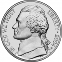 5 Cents 2004, KM# 361, United States of America (USA), Westward Journey, Keelboat