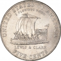 5 Cents 2004, KM# 361, United States of America (USA), Westward Journey, Keelboat
