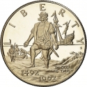 1/2 Dollar 1992, KM# 237, United States of America (USA), 500th Anniversary of the First Voyage of Christopher Columbus