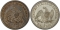 1/2 Dollar 1839-1853, KM# 68, United States of America (USA), New Orleans Mint: reverse of 1839 (left), reverse of 1842 (right)