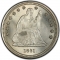 1/2 Dollar 1856-1866, KM# A68, United States of America (USA)