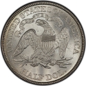 1/2 Dollar 1866-1873, KM# 99, United States of America (USA)