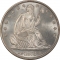1/2 Dollar 1873-1874, KM# 107, United States of America (USA)