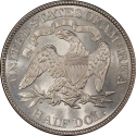 1/2 Dollar 1873-1874, KM# 107, United States of America (USA)