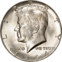 1/2 Dollar 1964, KM# 202, United States of America (USA)