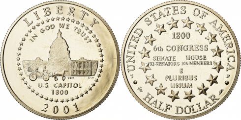 Usa Us 1 Dollar 2001, FRN 1926-B, AU / UNC, New York