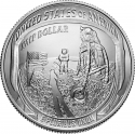 1/2 Dollar 2019, United States of America (USA), 50th Anniversary of the Apollo 11