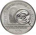 1/2 Dollar 2021, KM# 742, United States of America (USA), National Law Enforcement Memorial and Museum