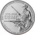 1/2 Dollar 2025, United States of America (USA), 250th Anniversary of the United States Marine Corps