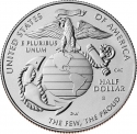 1/2 Dollar 2025, United States of America (USA), 250th Anniversary of the United States Marine Corps