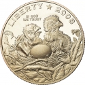1/2 Dollar 2008, KM# 438, United States of America (USA), 35th Anniversary of the American Bald Eagle Recovery