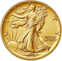 1/2 Dollar 2016, United States of America (USA), Centenary Anniversary of Three Numismatic Icons, Walking Liberty Centennial Gold Coin