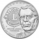 1 Dollar 2017, KM# 658, United States of America (USA), 100th Anniversary of the Lions Clubs International