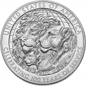 1 Dollar 2017, KM# 658, United States of America (USA), 100th Anniversary of the Lions Clubs International