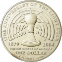 1 Dollar 2004, KM# 362, United States of America (USA), 125th Anniversary of the Light Bulb