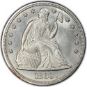 1 Dollar 1866-1873, KM# 100, United States of America (USA)