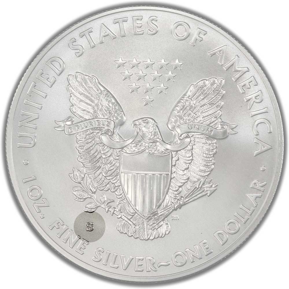 1 Dollar 1986-2021, KM# 273, United States of America (USA), American Eagles, Silver Eagles, With mintmark