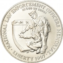 1 Dollar 1997, KM# 281, United States of America (USA), National Law Enforcement Officers Memorial