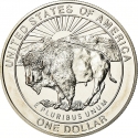 1 Dollar 1999, KM# 299, United States of America (USA), 125th Anniversary of Yellowstone National Park