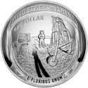 1 Dollar 2019, KM# 693, United States of America (USA), 50th Anniversary of the Apollo 11