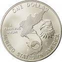 1 Dollar 1991, KM# 231, United States of America (USA), 38th Anniversary of the Korean War
