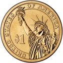 1 Dollar 2010, KM# 478, United States of America (USA), Presidential $1 Coin Program, Abraham Lincoln