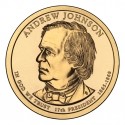 1 Dollar 2011, KM# 499, United States of America (USA), Presidential $1 Coin Program, Andrew Johnson