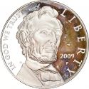 1 Dollar 2009, KM# 454, United States of America (USA), 200th Anniversary of Birth of Abraham Lincoln