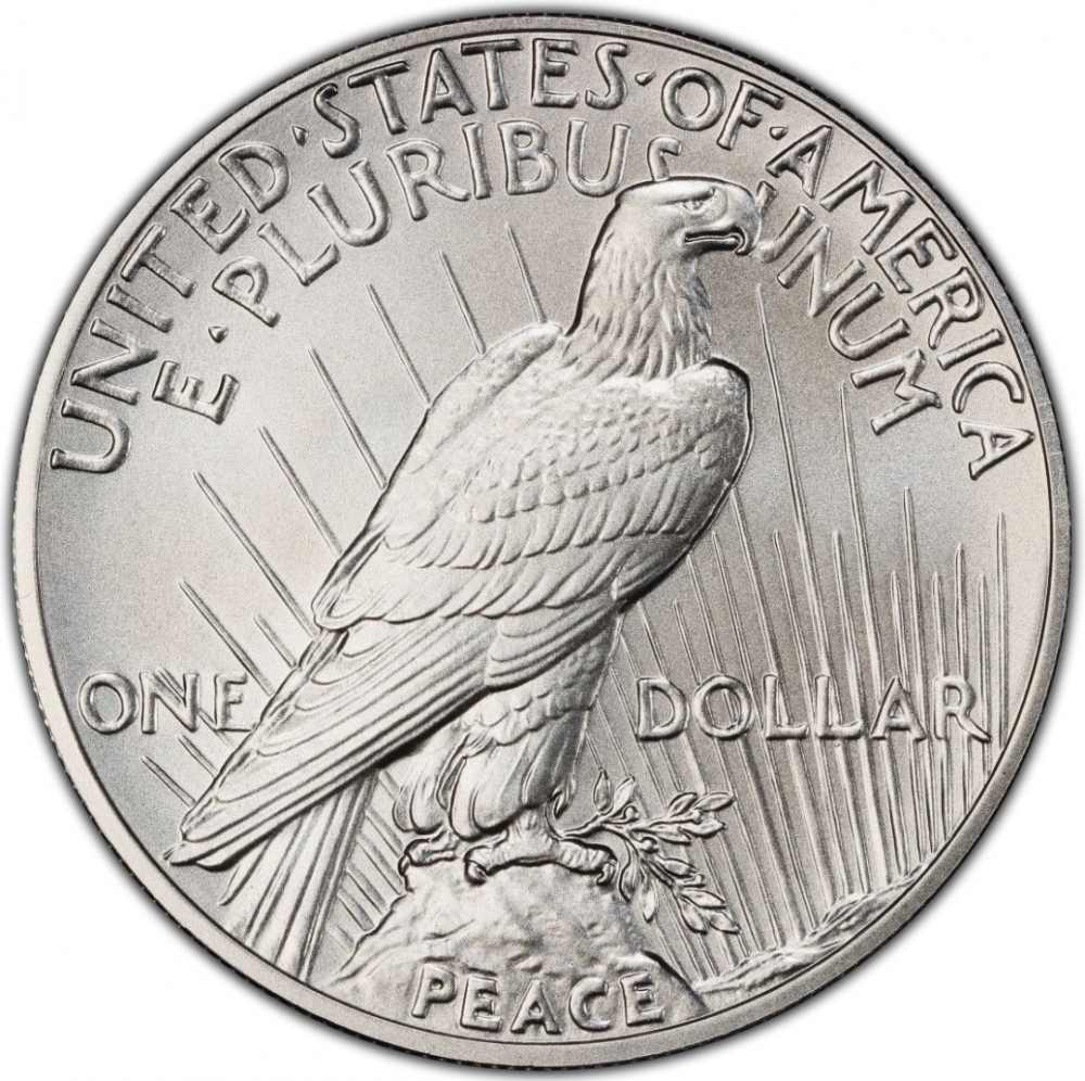 1 Dollar 2021, KM# 150a, United States of America (USA), 100th Anniversary of the Last Morgan and the First Peace Dollars, Peace Dollar