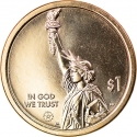 1 Dollar 2020, KM# 715, United States of America (USA), American Innovation $1 Coin Program, Connecticut