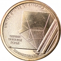 1 Dollar 2020, KM# 715, United States of America (USA), American Innovation $1 Coin Program, Connecticut