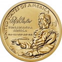 1 Dollar 2022, United States of America (USA), Native American $1 Coin Program, Ely Samuel Parker