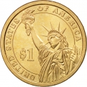 1 Dollar 2010, KM# 476, United States of America (USA), Presidential $1 Coin Program, Franklin Pierce