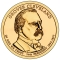 1 Dollar 2012, KM# 527, United States of America (USA), Presidential $1 Coin Program, Grover Cleveland (second term)