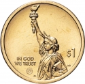 1 Dollar 2023, KM# 783, United States of America (USA), American Innovation $1 Coin Program, Indiana