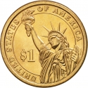 1 Dollar 2009, KM# 452, United States of America (USA), Presidential $1 Coin Program, James K. Polk