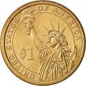 1 Dollar 2007, KM# 404, United States of America (USA), Presidential $1 Coin Program, James Madison