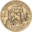 1 Dollar 2025, United States of America (USA), American Innovation $1 Coin Program, Michigan