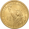1 Dollar 2010, KM# 475, United States of America (USA), Presidential $1 Coin Program, Millard Fillmore