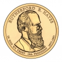 1 Dollar 2011, KM# 501, United States of America (USA), Presidential $1 Coin Program, Rutherford B. Hayes