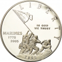 1 Dollar 2005, KM# 376, United States of America (USA), 230th Anniversary of the United States Marine Corps