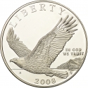 1 Dollar 2008, KM# 439, United States of America (USA), 35th Anniversary of the American Bald Eagle Recovery