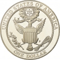 1 Dollar 2008, KM# 439, United States of America (USA), 35th Anniversary of the American Bald Eagle Recovery