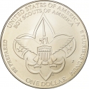 1 Dollar 2010, KM# 480, United States of America (USA), 100th Anniversary of the Founding of the Scouting in United States, Boy Scouts of America