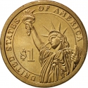 1 Dollar 2007, KM# 403, United States of America (USA), Presidential $1 Coin Program, Thomas Jefferson