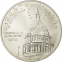 1 Dollar 1994, KM# 253, United States of America (USA), 200th Anniversary of the United States Capitol
