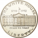 1 Dollar 1992, KM# 236, United States of America (USA), 200th Anniversary of the White House